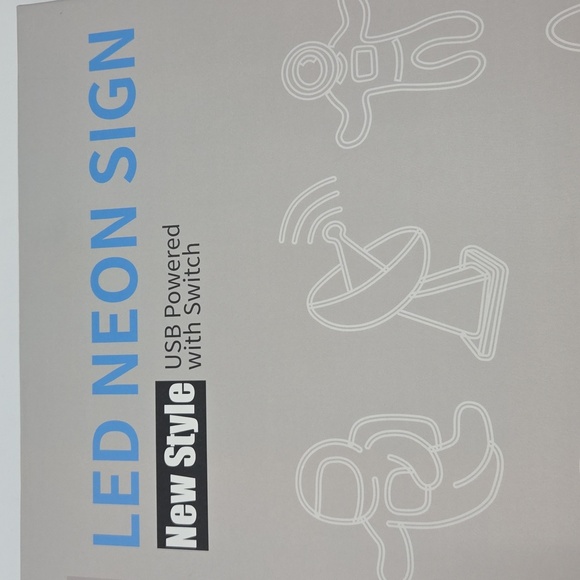 Anime Yellow and White Neon Light Sign New In Box! - Picture 15 of 16